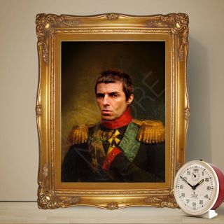 Liam Gallagher Renaissance Portrait Poster