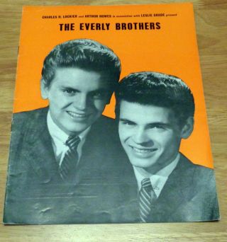 The Everly Brothers Concert Souvenir Programme