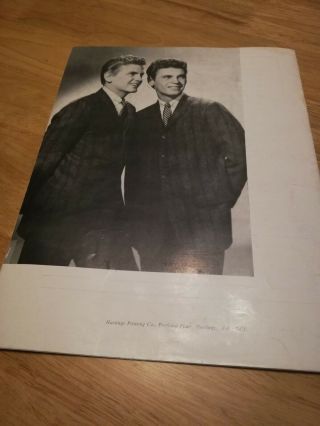 The Everly Brothers concert souvenir programme 4