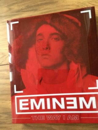 Eminem Hardback Book The Way I Am With Dvd Disc