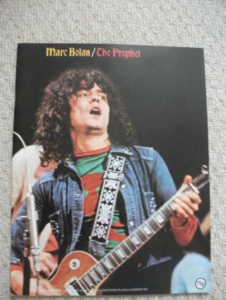 Uk T Rex Marc Bolan Song Book: The Prophet From Lupus Music Company