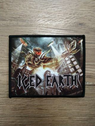 Iced Earth Patch Signed By Luke Appleton Vintage,  Rare,  Collectable Music Patch