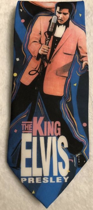 The King Elvis Presley Neck Tie Ralph Marlin Early Elvis