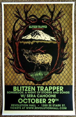 Blitzen Trapper 2016 Gig Poster Portland Oregon Concert