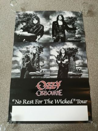 Ozzy Osbourne - Generic Tour Poster For 