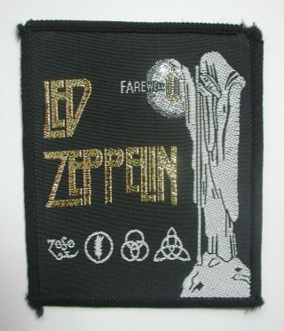 Vintage Led Zeppelin Patch Led Zeppelin Badge Led Zeppelin Patch Large Patch 6