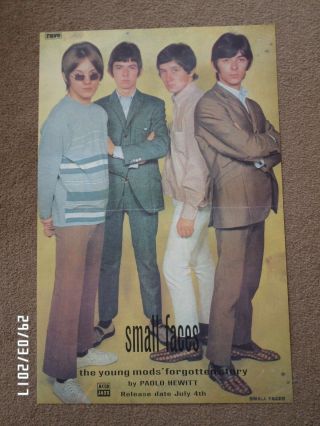 Small Faces The Young Mods Forgotten Story 1995 Promo Poster.