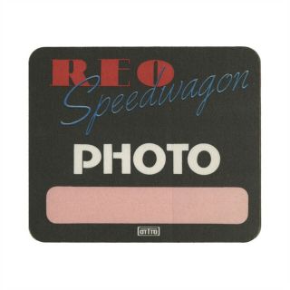 Reo Speedwagon Authentic Photo 1981 Tour Backstage Pass