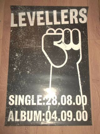 Levellers Happy Birthday Revolution Large Promo Poster 30 " X 20 " (2000)