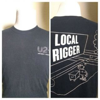 U2 Ie Innocence Plus Experience Tour T - Shirt Xl Local Rigger Crew