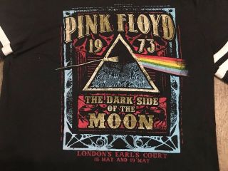 Pink Floyd 1973 Dark Side Of The Moon T - Shirt Xl London 