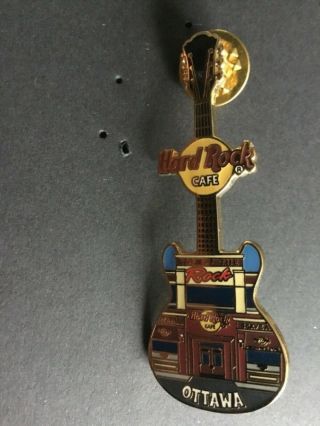 Hard Rock Cafe Ottawa Facade Guitar Pin (b)