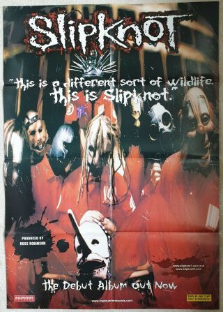 Slipknot Feeder Vintage Pull Out Double Sided Metal Mag Poster Adverts