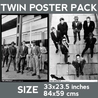 The Specials - Set Of 2 Posters Size 84.  1cm X 59.  4cm - 33 In X 24 In Two Tone