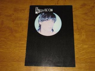 Iggy Pop - 1977 Official Uk Lust For Life Tour Programme (the Adverts Promo)
