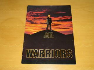 Gary Numan - Warriors 1983 Tour Programme (promo)