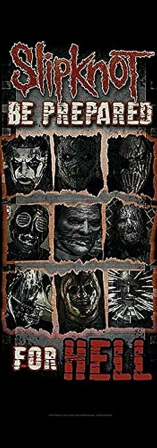 Slipknot Be Prepared For Hell Large Fabric Poster 1500mm X 530mm (hr)