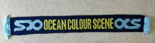 Ocean Colour Scene Ocs Vintage Scarf Mod Britpop Indie Rare