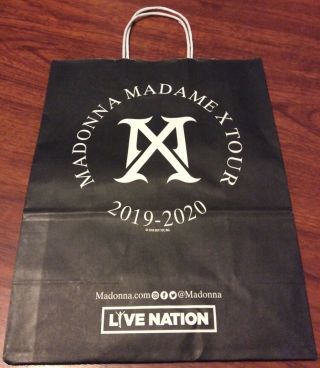 Madonna Madame X Tour Shopping Bag Bam Brooklyn Official Come Alive