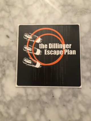 Dillinger Escape Plan Vintage 3 Sticker Set - Relapse Years Rare