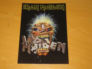 Iron Maiden - Crunch - Derek Riggs - Vintage Postcard  (promo)
