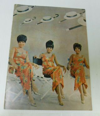 The Supremes Concert Program 1966 A Night With The Supremes Diana Ross