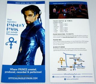Prince - Official Paisley Park 2019 Flyer - Rave - Npg - Afkap