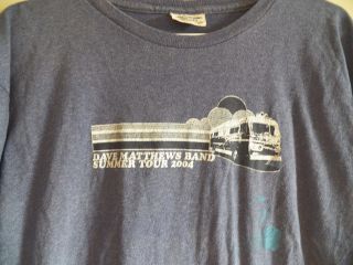 Vintage 2004 The Dave Matthews Band Summer Tour Live Rock Concert T - Shirt
