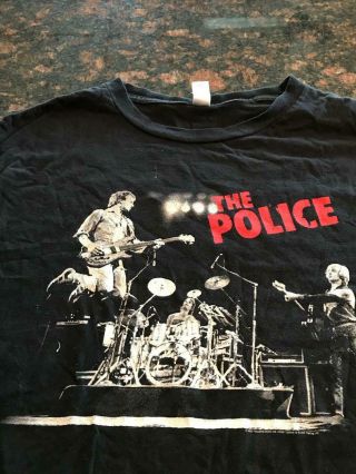The Police 2007 - 2008 Reunion Tour T - Shirt Sting
