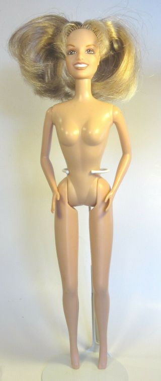 Nude Play Along Toys Britney Spears Pigtail Doll Barbie Sized Fashion Doll