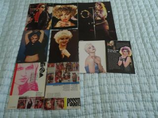 Madonna Set 11 Cuttings Articles Posters Usa 1980s Rare Madame X