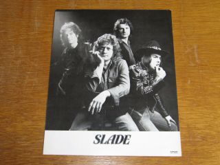 Slade - Promo Photo - 10 X 8 Inches