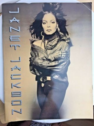 Janet Jackson - 1990 Rhythm Nation Tour Concert Program Book