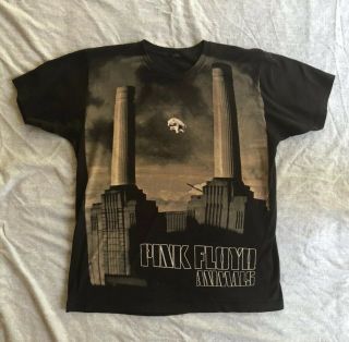 Pink Floyd Animals Mens Tee Shirt Black Size Large