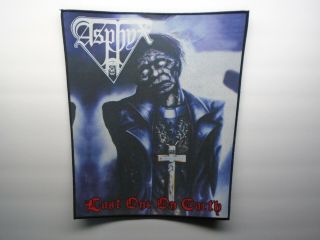 Asphyx Last One On Earth Sublimated Back Patch
