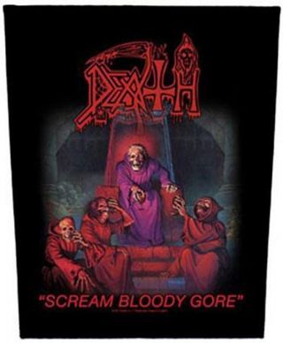 Official Licensed - Death - Scream Bloody Gore Back Patch Metal