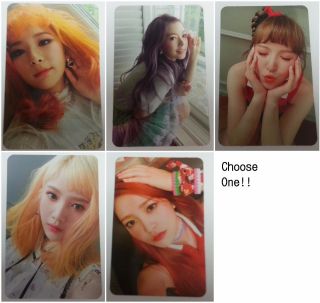 Red Velvet 3rd Mini Russian Roulette Official Photocard 1p K - Pop Idol