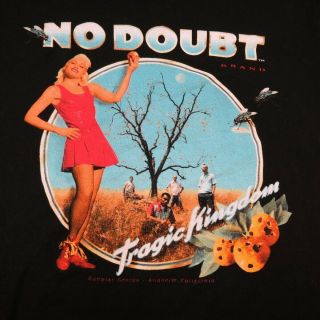 No Doubt Gwen Stefani Concert Tour Tee T Shirt Sz Mens S 2015 Tragic Kingdom