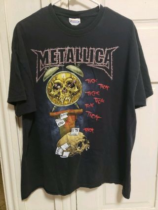 Metallica Pushead Art Vintage T - Shirt Mens Size Xl Extra Large