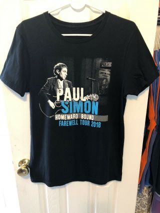Paul Simon Homeward Bound 2018 Farewell Concert Tour Shirt Size Large