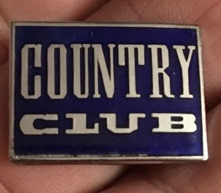 Big Country Enamel Badge Country Club Fan Club Official