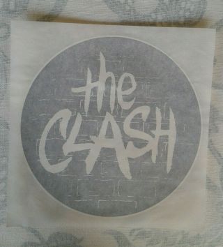 The Clash Vintage Iron On Transfer X10 193 Design 2