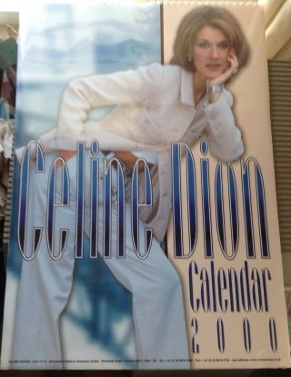 Celine Dion Limited 2000 Calendar Rare