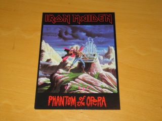Iron Maiden - Phantom Of The Opera - Vintage Postcard  (promo)
