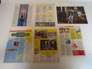 A - Ha - Pictures,  Poster,  Articles - Clippings - 1985 - 1988