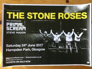 The Stone Roses,  Poster,  Indie,  Scotland,  Stone Roses,  Primal Scream