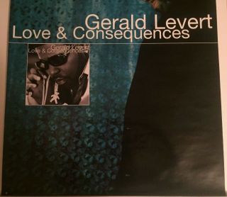 GERALD LEVERT 1998 ORIG NO MORE LOOKING OVER MY SHOULDER Promo Poster 18 