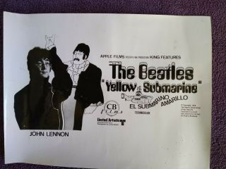 The Beatles - Yellow Submarine Publicity Still 24cm X 18cm No.  4