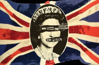 Sex Pistols God Save The Queen Poster 24 " X 36 " Jamie Reid Us
