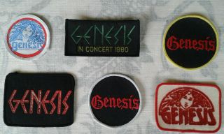 Genesis Printed Woven Embroidered Patches X6 Vintage 018 Collins Rutherford